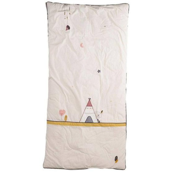 Edredon Pour Lit Bébé En Coton - Sauthon - Timouki - 4x100x140 - Mixte - Beige - 100% Coton Beige