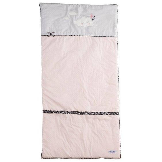 Edredon Pour Lit Bébé - Sauthon - Miss Chipie - Rose - 100% Coton - 60x120cm Rose