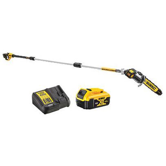 Élagueuse sur perche XR 18V avec 1 batterie 5Ah + chargeur - DEWALT - DCMPS567P1