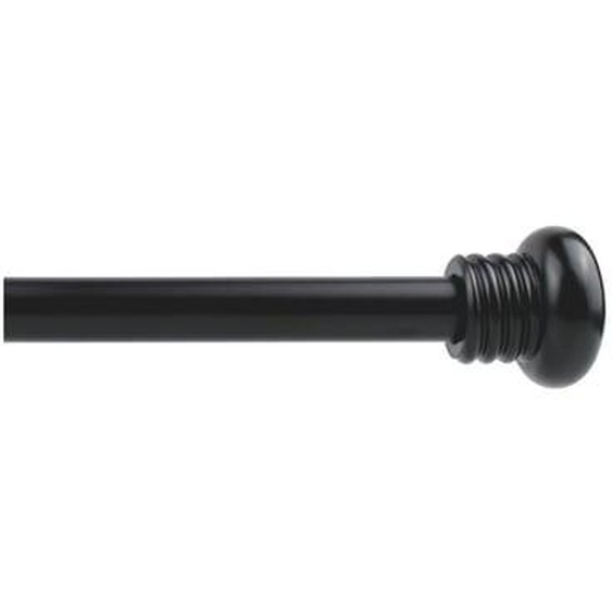 Embout bourgogne pour tube ø16 mm noir mat