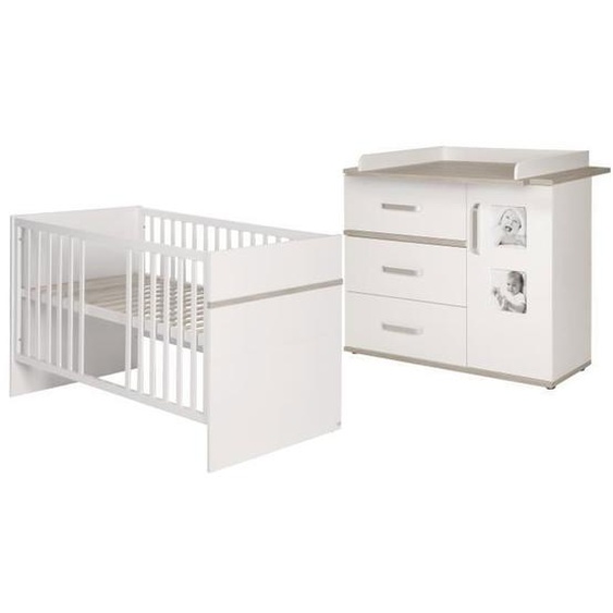 Ensemble Chambre Bébé ROBA Moritz - Lit 70x140 cm + Commode à Langer