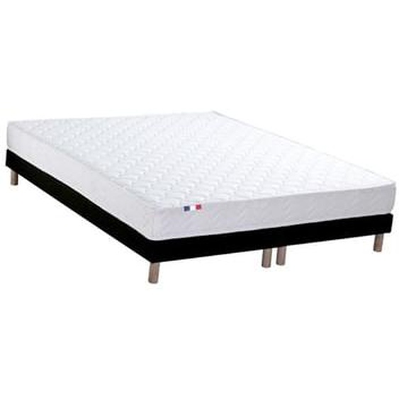 Ensemble Matelas accueil Latex 3 zones INITIAL - Bi Confort Mousse & Latex + Sommier - Made in France