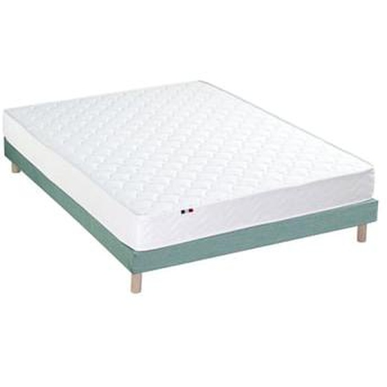 Ensemble Matelas accueil Latex 3 zones INITIAL - Bi Confort Mousse & Latex + Sommier - Made in France