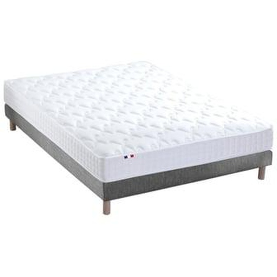 Ensemble matelas mémoire de forme MAM AZUR avec sommier - confort français