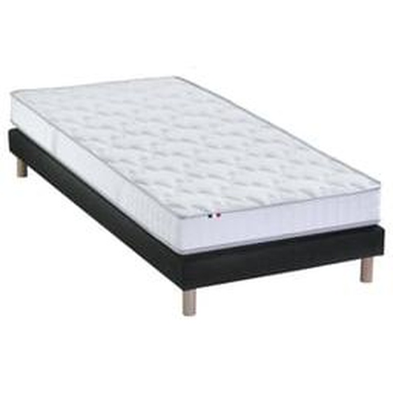 Ensemble matelas mémoire de forme et mousse HR ZENITH avec sommier - confort français