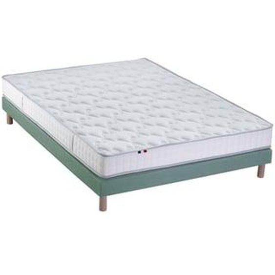 Ensemble matelas mémoire de forme et mousse HR ZENITH avec sommier - confort français