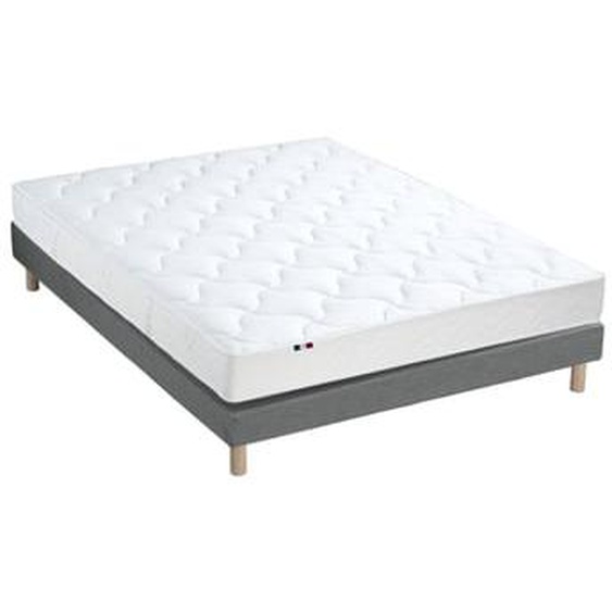 Ensemble matelas mousse ferme réversible ALTO et sommier - confort français