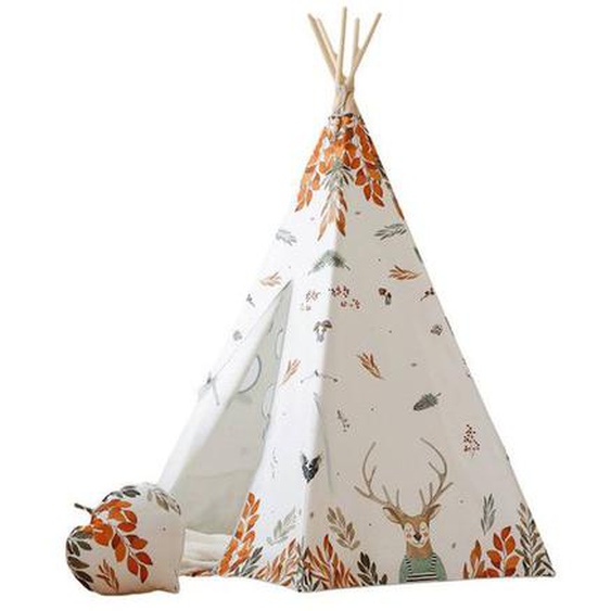 Ensemble Tipi Et Tapis Enfant Moi Mili amis De La Forêt - Amis De La Forêt - Tu Blanc