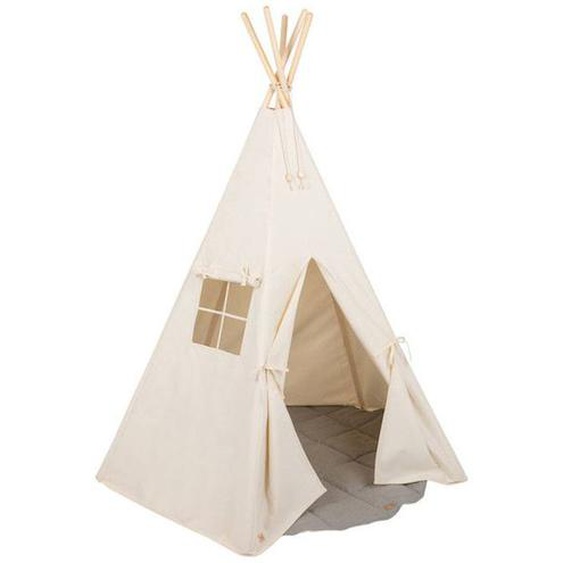 Ensemble Tipi Et Tapis Enfant Moi Mili beige - Beige - Tu Beige