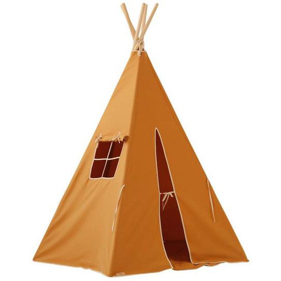 Ensemble Tipi Et Tapis Enfant Moi Mili ocre - Ocre - Tu Orange