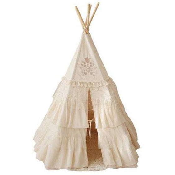 Ensemble Tipi Et Tapis Rond Enfant Moi Mili bohème - Bohème - Tu Beige