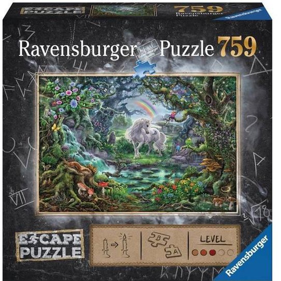 Escape Puzzle - La Licorne - Ravensburger - Puzzle Fantastique De 759 Pièces Pour Enfants À Partir De 12 Ans Bleu