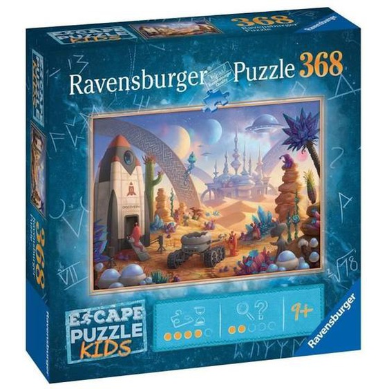 Escape Puzzle - Ravensburger - La Mission Spatiale - 368 Pièces - Paysage Et Nature - Bleu Bleu