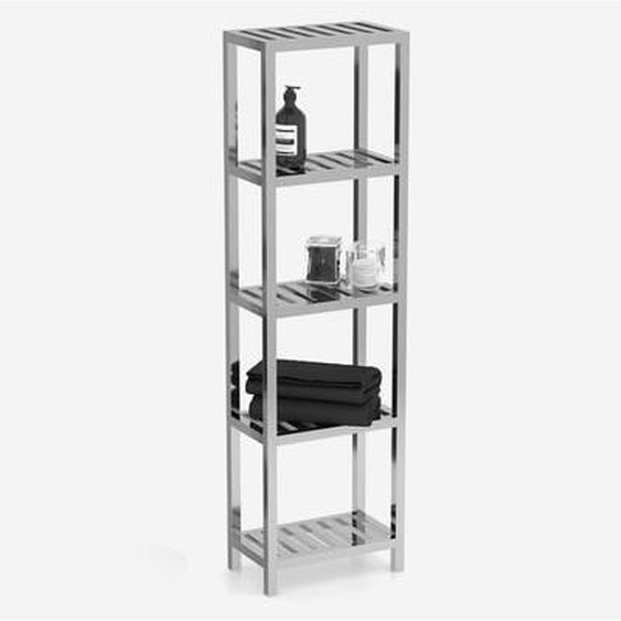 Etagère inox 5 niveaux - Plazza