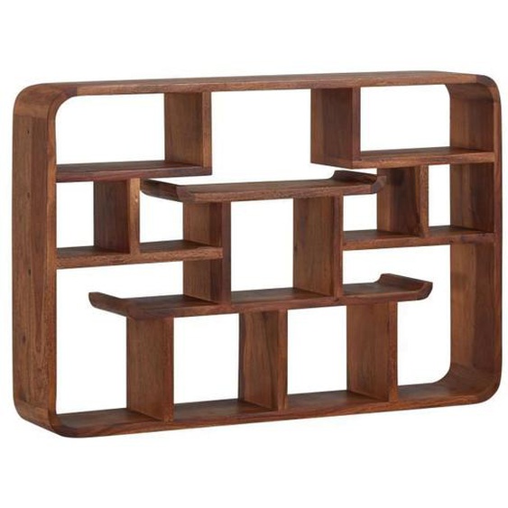 Étagère murale Finebuy Étagère suspendue en bois massif 80x55x15 cm Étagère flottante grande