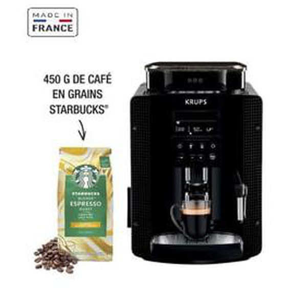 Expresso Broyeur YY4729FD essential avec cafe starbucks