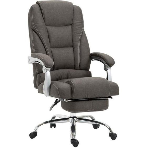 Fauteuil de bureau - CLP - Pacific - Tissu - Gris foncé - Ergonomique