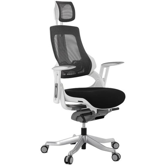 Fauteuil de bureau ergonomique TEKNIK en tissu noir