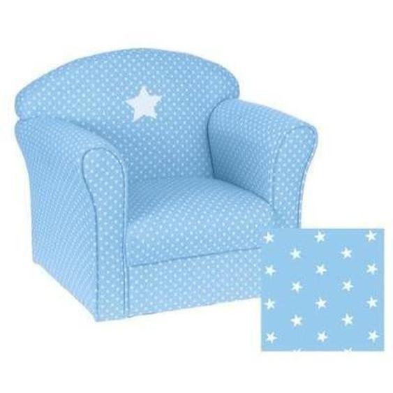 Fauteuil enfant - ATMOSPHERA - Classique - Bleu - Contreplaqué + bois de pin - 3 ans+