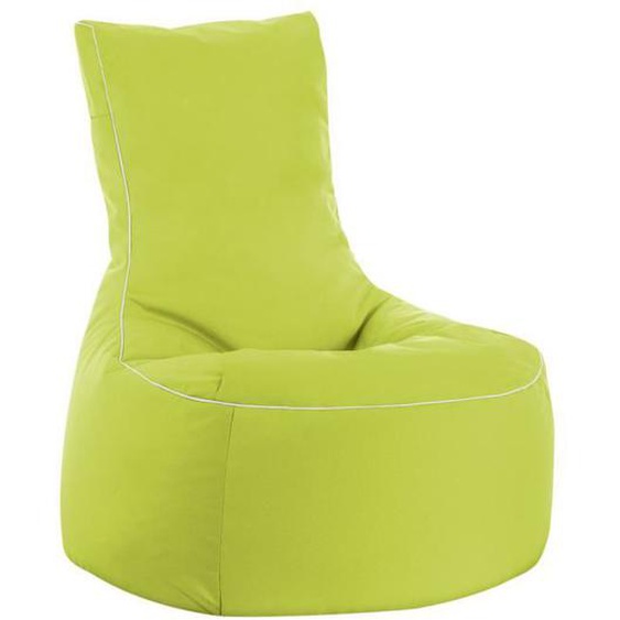 Fauteuil enfant - SITTING POINT - Little Swing - Vert anis - Intérieur/extérieur - 100% Polyester enduit PVC