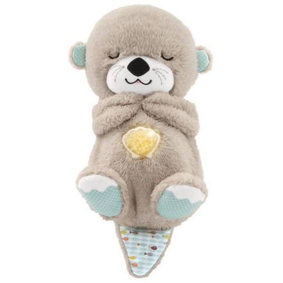 Fisher-price - Ma Loutre Câlins Bonne Nuit - Peluche Veilleuse Bébé Musicale Et Lumineuse - Jouet Deveil - Dès La Naissance Fxc66 Beige