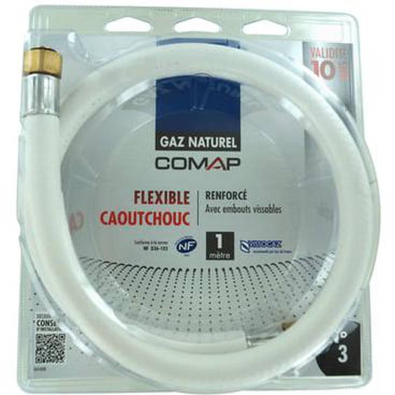 Flexible caoutchouc pour gaz naturel 1 m