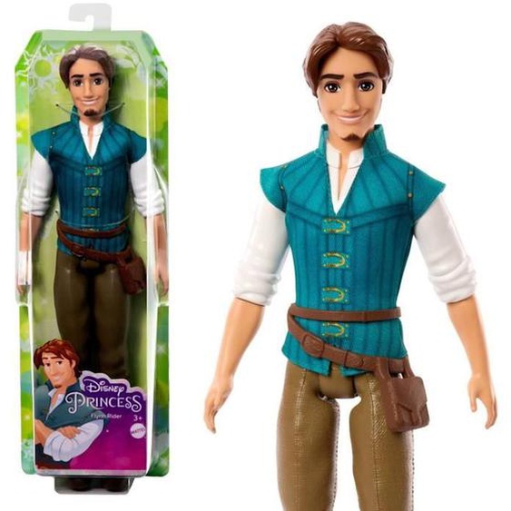 Flynn Rider Mattel Poupée Disney Hlv98 Vert