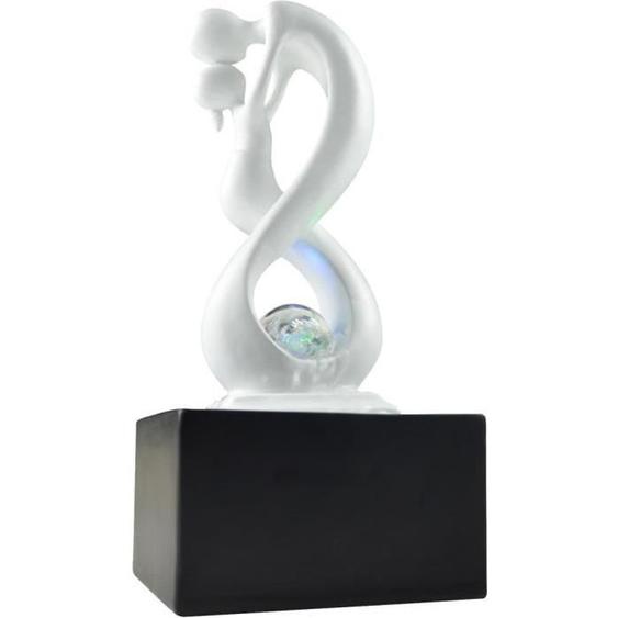 Fontaine dintérieur design éclairage LED Amor 14 x 14 x 31 cm