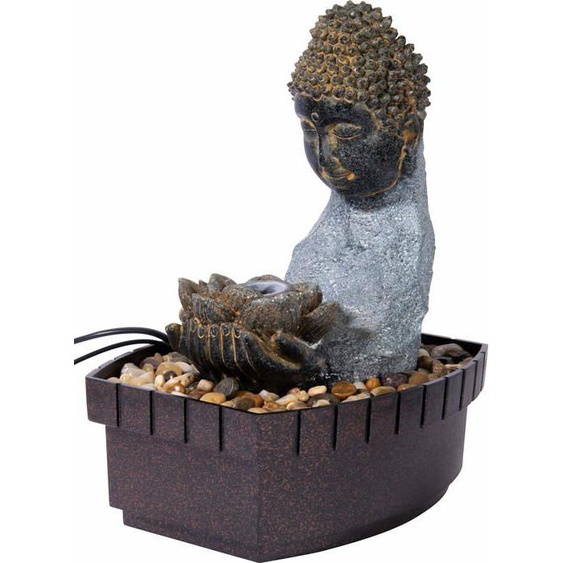 Fontaine interieure Dobar - 96430e - Fontaine dinterieur Bouddha Gris