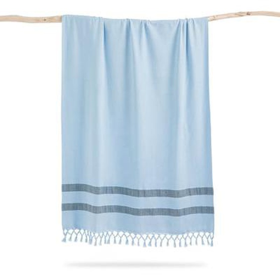 Fouta XL coton bio, doublée éponge Antalya