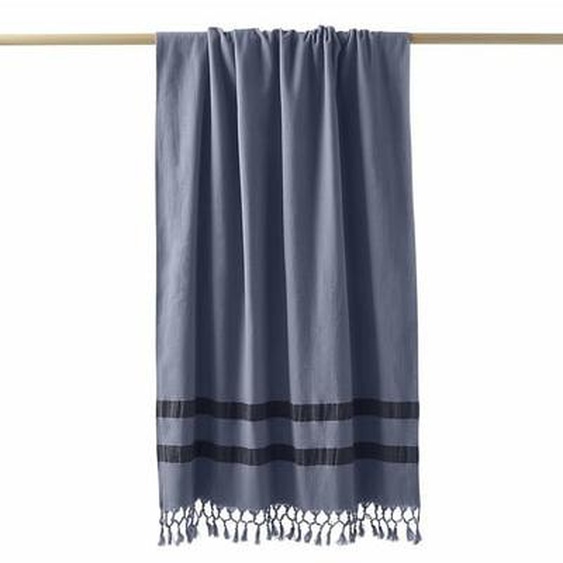 Fouta XL coton bio, doublée éponge Antalya