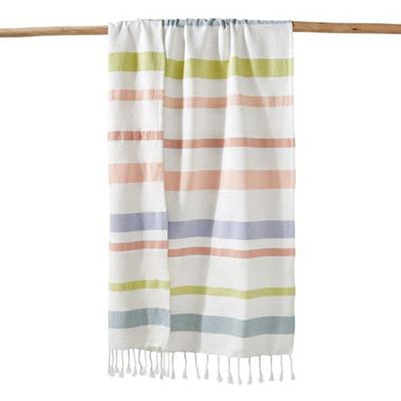 Fouta XL rayée coton 380 g/m2, Bora Bora