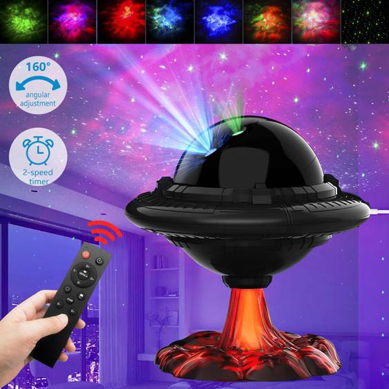 Galaxy Projecteur Ciel étoilé Veilleuse,Minuterie et Télécommande Chambre à Coucher Lampe Plafond Cadeaux Pour Enfants et Adultes