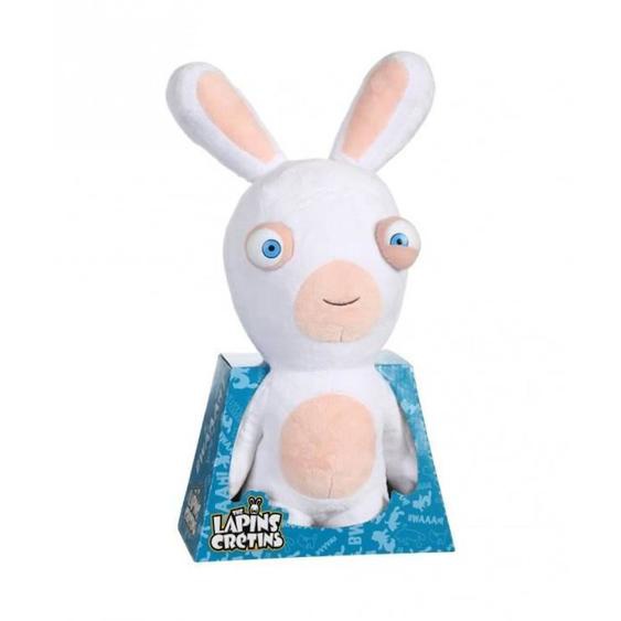 Gipsy Toys - Lapins Crétins - Peluche - 40 Cm - Blanc Blanc