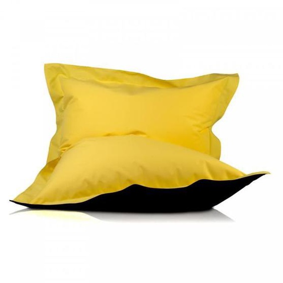 Grand Coussin dextérieur Outdoor Pouf Fauteuil 170x135cm Jaune