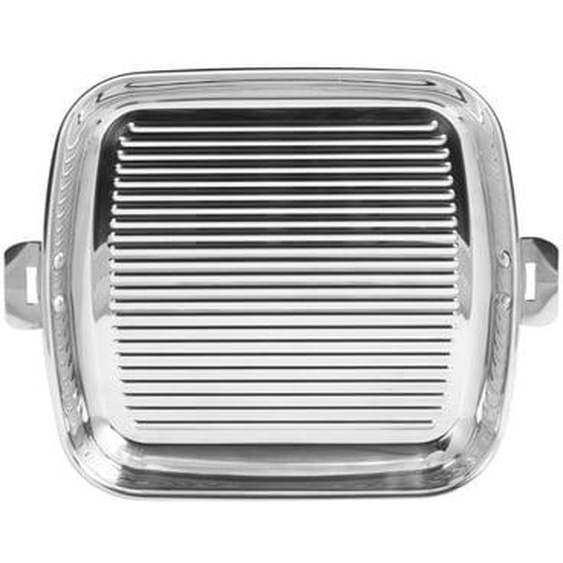 Grill carré 30 cm Casteline amovible à anses en inox