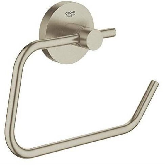 Grohe 40689EN1 Essentials Metal 8.66-in. Toilet Paper Holder Brushed Nickel InfinityFinish