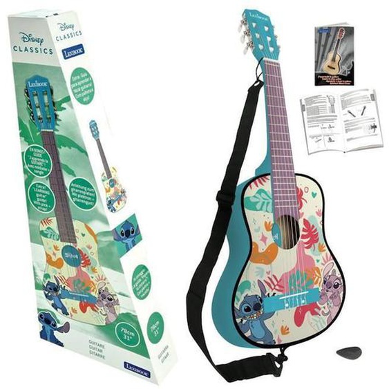 Guitare Acoustique Stitch Multicolore