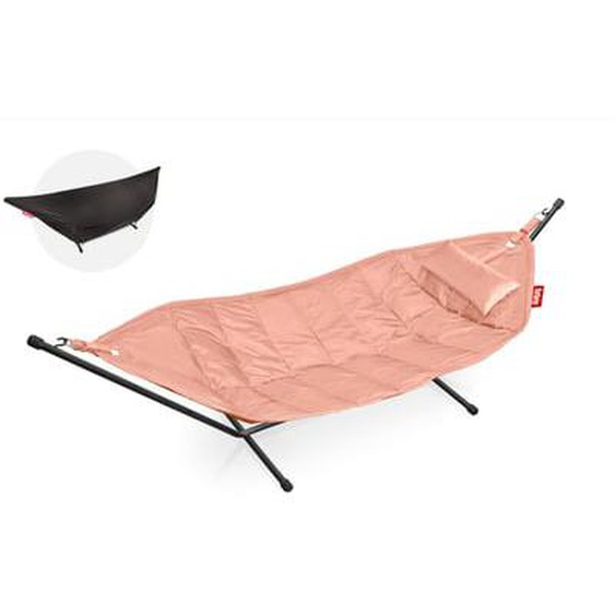 Hamac Headdemock avec support, coussins et housse de pluie - Pink Shrimp