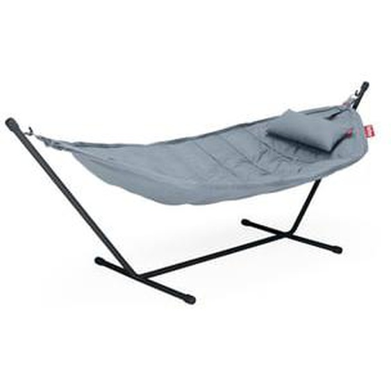 Hamac Headdemock Superb avec piètement et coussin - Storm Blue - noir