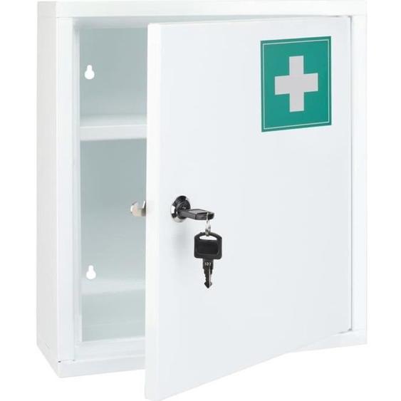 HI Armoire à pharmacie 31,5x10x36 cm Acier