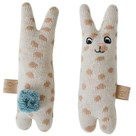 Hochet Lama en coton et polyester