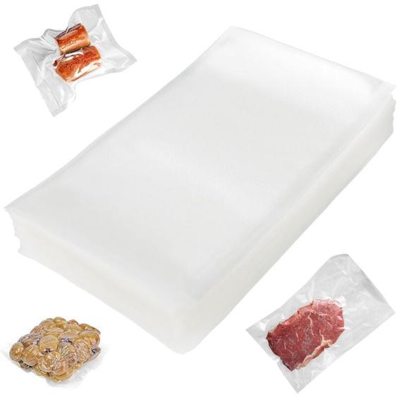 Houhence - 100 Sacs Sous Vide Alimentaire, Sachet Film Congelation Mise Poche Vide 15cm x 25cm pour Machine Vide , Compatible avec NImporte Quelle