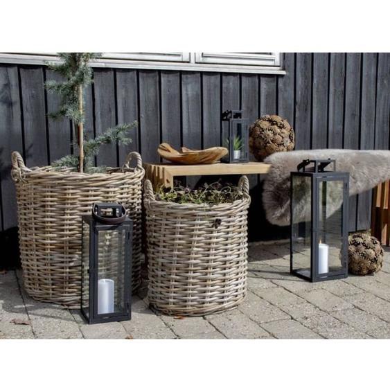 House Nordic Paniers ronds 2 pcs Ivy Rotin kubu