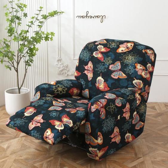 Housse de Chaise Longue Housses de Fauteuil inclinables Housse de Chaise Relax inclinables 4 pièces, B