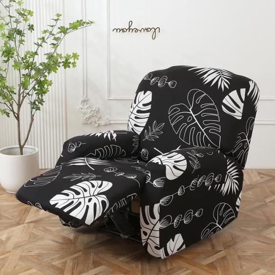 Housse de Chaise Longue Housses de Fauteuil inclinables Housse de Chaise Relax inclinables 4 pièces, D