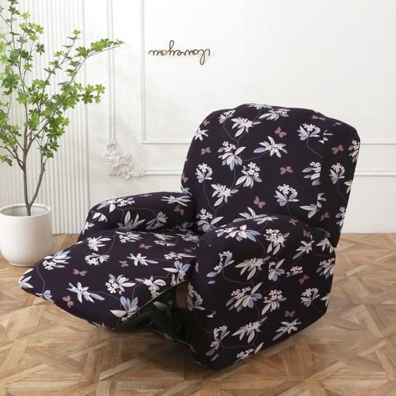 Housse de Chaise Longue Housses de Fauteuil inclinables Housse de Chaise Relax inclinables 4 pièces, E