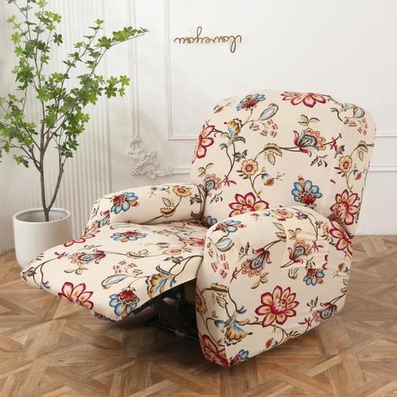 Housse de Chaise Longue Housses de Fauteuil inclinables Housse de Chaise Relax inclinables 4 pièces, F