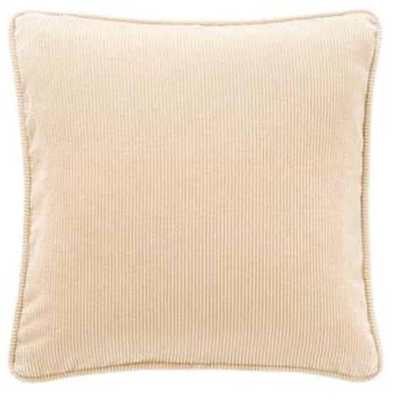 Housse de coussin en velours beige, Gustave