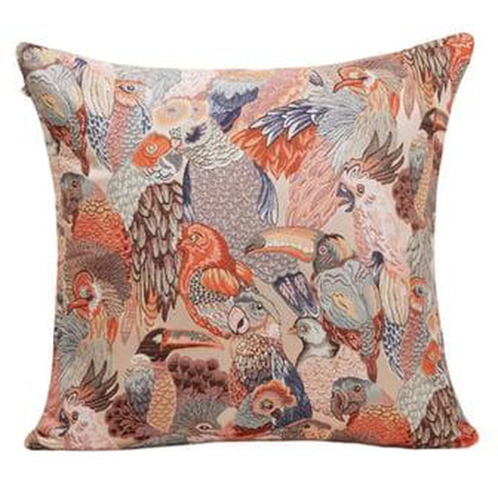 Housse de coussin JUNGLE BIRDS